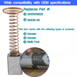 Dremel 6Pcs Carbon Motor Brushes Compatible For Dremel 3000 200 276 396 Brush Repairing