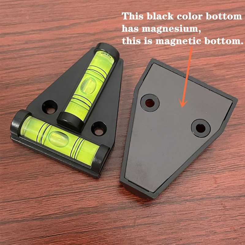 WOYISEPG 2Pcs Magnetic RV Levelers, with Screws Mounting and Magnetism