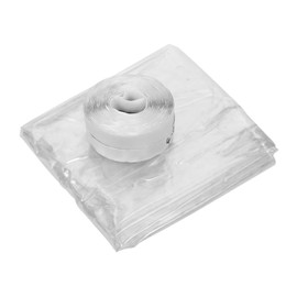 LALAFINA DIY Window Insulation Film Transparent Odorless Cold Weather Protection with Sticker Material for Winter Draft Prevention