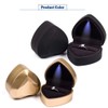 Rolin Roly Ring Box Velvet Ring Box with LED Light