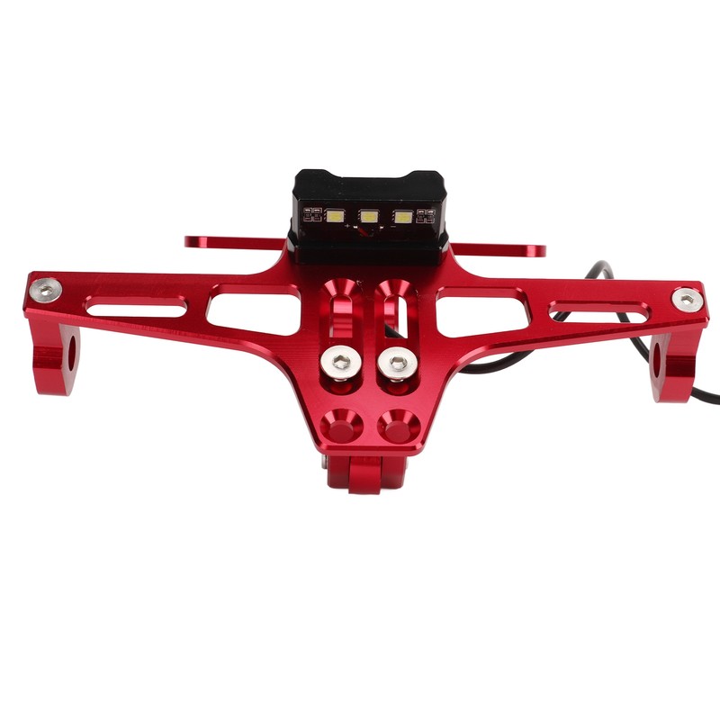 Motorcycle License Plate Mount Adjustable License Plate Holder with Taillight