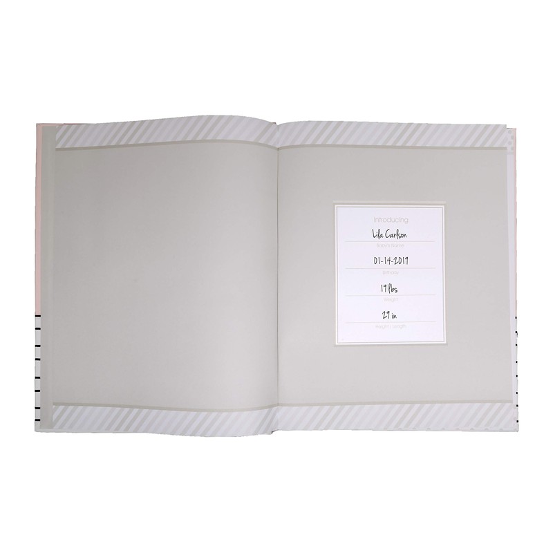 Pearhead Hello Beautiful Baby Memory Book, Milestone Journal, New Mum