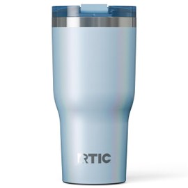 RTIC 30oz Essential Tumbler with Lid, Insulated, Stainless Steel, Metal, Double Wall Vacuum-Insulation, Ceramic Lined, Travel Cup for Iced Coffee, Tea, Hot and Cold Drink, RTIC Ice Glitter