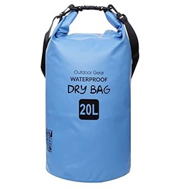 Azuki Dry Bag Waterproof Dry Sack for Kayaking Rafting Boating Beach Surfing Swimming Canoe Hiking Fishing Ski (yellow),size 5L