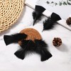 Soarer Black Turkey Feathers - 300pcs 3-5inch Feathers for Kindergarten