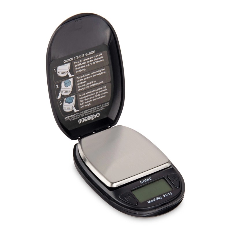 Truweigh Digital Kitchen Food Scale for Cooking - Grams &