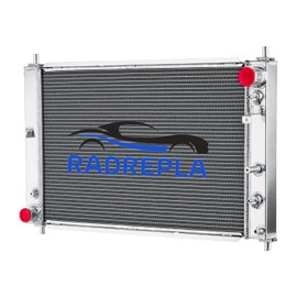 RADREPLA CU2139 3 Row Aluminum Radiator for 1997-2004 Ford Mustang GT SVT Cobra 4.6L 5.4L V8 Radiador Crossflow Radiators 1997 1998 1999 2000 2001 2002 2003 2004 97 98 99 00 01 02 03 04