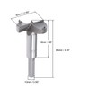 sourcing map Forstner Drill Bits 42mm, Tungsten Carbide Wood Hole
