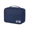 Travel Digital Electronics Accessories Case, Waterproof, Double-Layer, Cable Organizer Bag