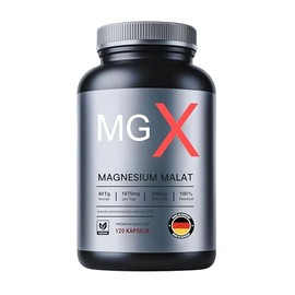 MGX Magnesium Malat Kapseln - 120 Stück in Premium Dose