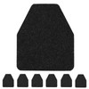 6Pcs Urinal Mats for Men Bathroom Commercial Urinal Floor Mats Urinal Pads for Mens Room Non Slip Splash Toilet Bulk Washable Disposable Large 17Inch x 20.5Inch