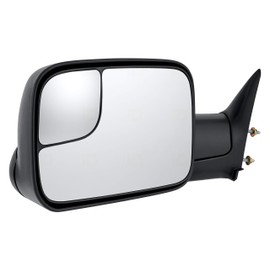 GetAllParts New Driver Side Left Manual Door Mirror Assembly, Support Bracket Included