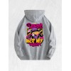 Daffy Duck Graffiti Graphic Hoodie 100% Cotton US Warehouse 7