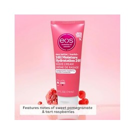 EOS Shave Crema de granada frambuesa, 2.5 FL oz