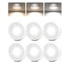 EZVALO LED Puck Lights, Rechargeable Sitck On Tap Lights, Wireless