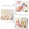 Vaguelly 9pcs Flower Nail Charms Petal Manicure Decals Nail Art