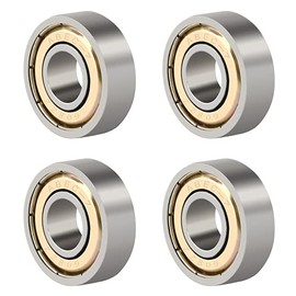 608 ZZ Ball Bearings, Skate Bearings Double Shielded Miniature Ball Bearings for Skateboards, Inline Skates, Scooters ABEC 7 Bearing (8mm x 22mm x 7mm) 4PCS
