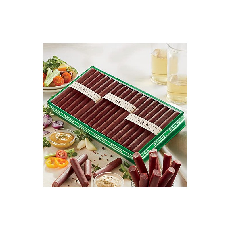 The Swiss Colony Wild Game Meat Sticks Gift Box -