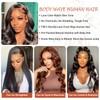 24 Inch Body Wave Glueless Lace Front Wigs Human Hair