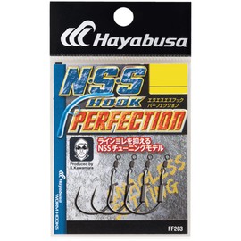 ハヤブサ(Hayabusa) シングルフック NSSフック パーフェクション 3/0号 3本 ブラックニッケル FF203