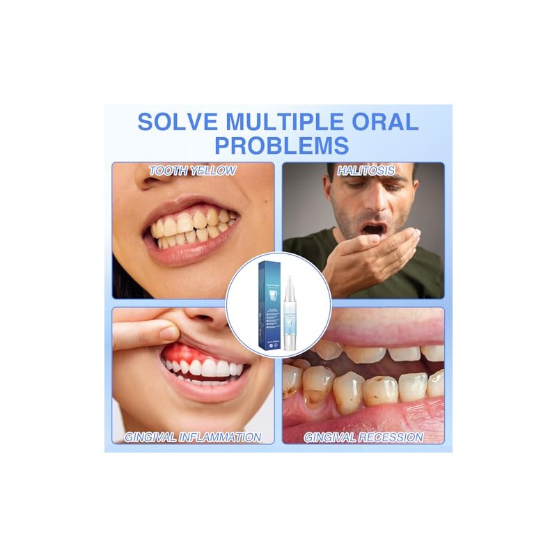 Mullein Gum Repair Gel, Teeth Whitening Essence Pen, Gum Shield