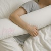 Set of 2 Pillowcases for Side Sleeper Pillows, 100% Jersey