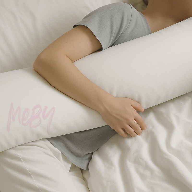 Set of 2 Pillowcases for Side Sleeper Pillows, 100% Jersey