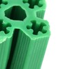 Green Plastic Masonry Screw, 100Pcs Plastic Expansion Screw Expansion Tube