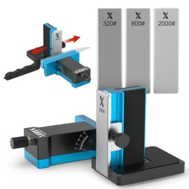 XARILK Upgraded Rolling Knife Sharpener Kit – Adjustable 10 – 40°, Compact & Portable