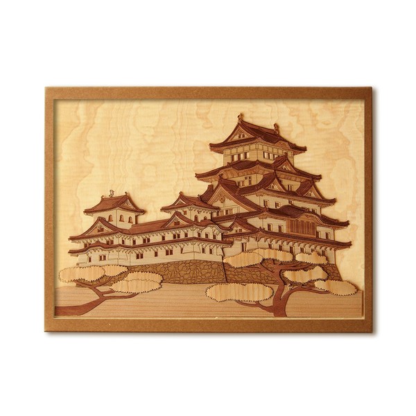 KINOWA Wooden Art Kit Kiharie Himeji Castle Made in Japan