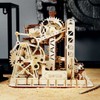 ROKR Marble Roller Coaster Clockwork Mechanical 3D Puzzle Game Woodcraft
