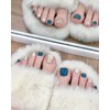 Nail Tips, 24 Pieces, Thumb Nail Seal, Foot False Nails,