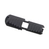 Guifeng 50PCS 12mm Black Zipper Pull Cord End Lock Plastic