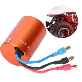 Keenso 3800KV Metal RC Internal Rotation Brushless Motor, 2838 RC Accessory Fit for 1/12 1/14 RC Car Boat 2.3mm Shaft