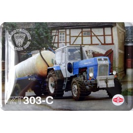 vielesguenstig by Robby Wanka Tin Sign 20 x 30 cm – Progress ZT 303-C Slurry Tank Tractor Tractor GDR