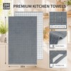 Kitinjoy Premium Kitchen Towels (16"x 28", 6 Pack), Large 100%
