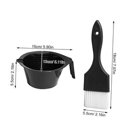 HONMEET Hair Dye Mixing Bowl Set with Brush and Comb Hair Coloring Applicator Kit for Easy Application Hair Dyeing Tools for Home Use Ideal for Temporary Hair Dyeing