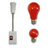 YCCLDIPL Darkroom Safe Light Portable Red Lamp, E27 LED Screw