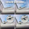 MaJoCompTec® CAMPERPART Lock for Dometic Roof Windows, Motorhome Roof Hatch