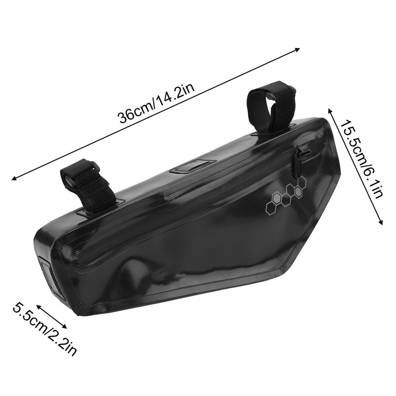 Bicycle Triangle Frame Bag Large Capacity Waterproof Mountain Bike Pouch