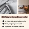 Amqua Mako Satin Egyptian Cotton Cushion Cover 65 x 65
