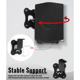Gugxiom Speaker Wall Mounts for HW-Q930B HW-Q930C HW-Q990B HW-Q990C SX-Q990B, 3mm Thick Wall Mounts, 4.33" x 3.54" Speaker Wall Mounts