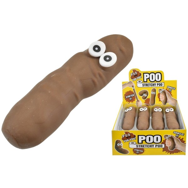 Stretchy Poo Toy Stress Relief Squeeze Stretch Poop Funny Novelty Prank Joke