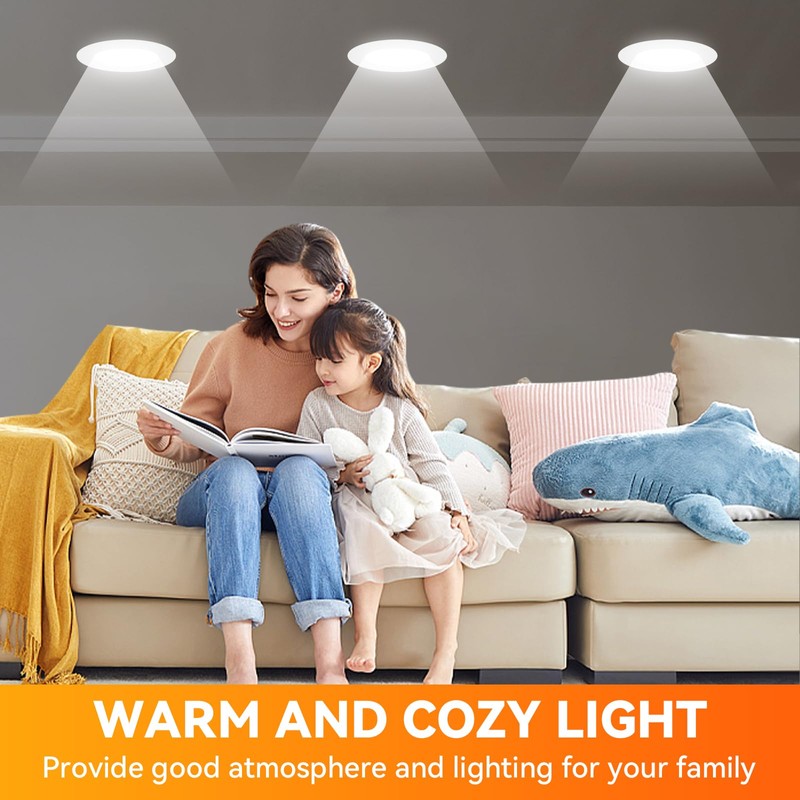 TJOY 12 Pack BR30 Led Bulb 65W Equivalent, Dimmable LED