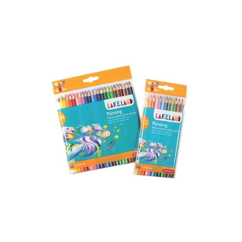 Derwent Lakeland Watercolour Painting Pencils, Set of 24, School or