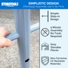 SWIMLINE HYDROTOOLS 89033 Premium Free Standing Poolside Valet Towel Rack