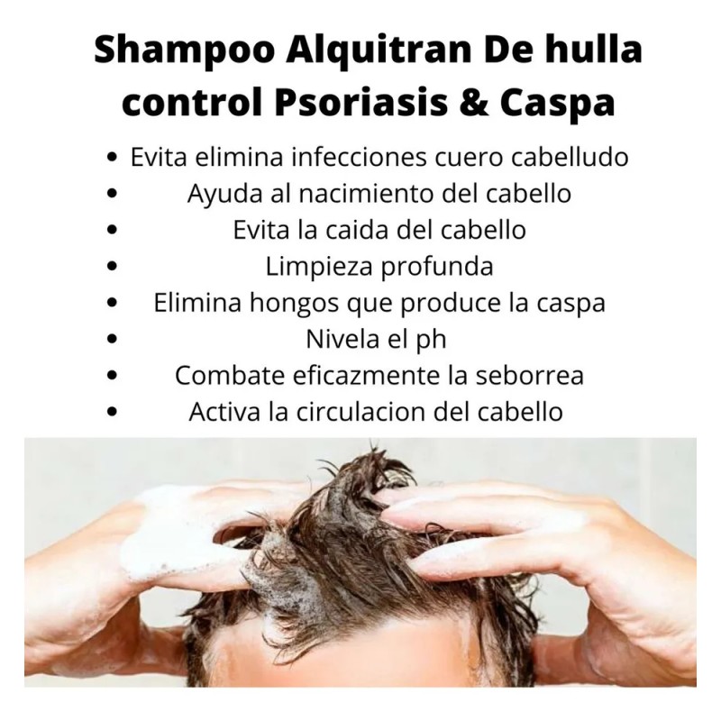 Shampoo Alquitrán D Hulla Control Psoriasis Caspa 1 Litro