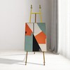 Metal Easel Stand with Chain Support for Mirror,Iron Floor Easels