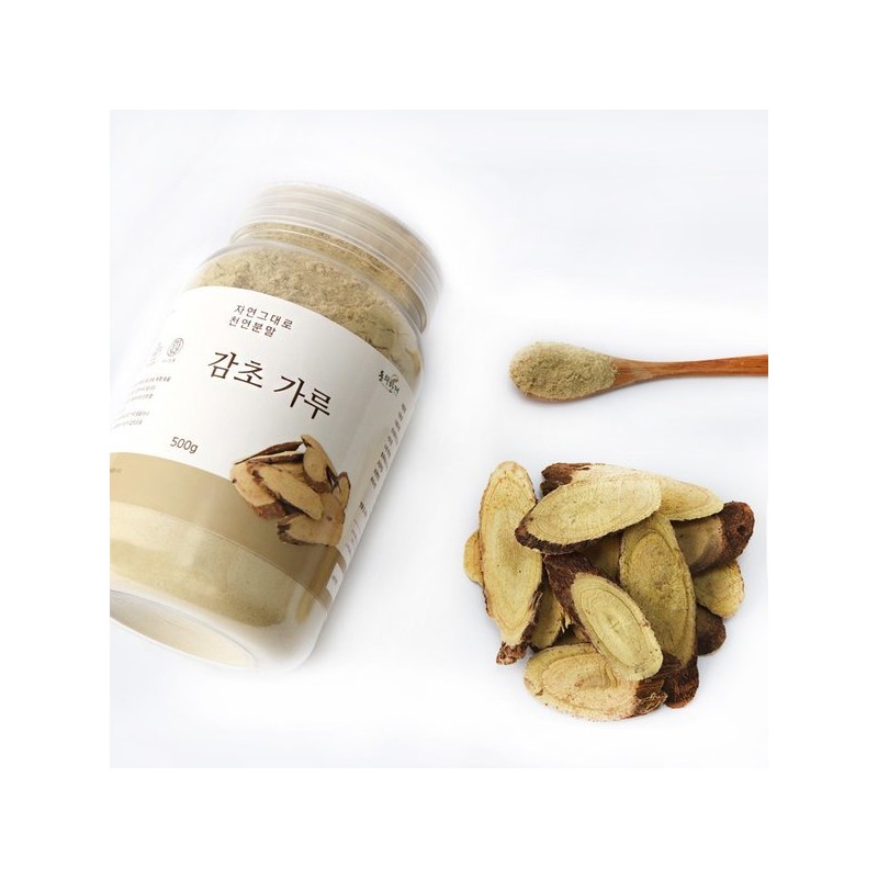 Dongui Hanjei 동의한재 프리미엄 우즈벡 감초 가루 분말 500g Premium