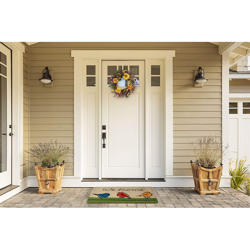 DII Natural Coir Doormat Outdoor Welcome Mat, 17x29, for The